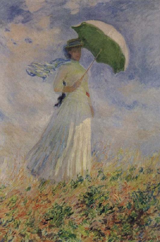 Claude Monet Study of a Figure Outdoors oil painting image